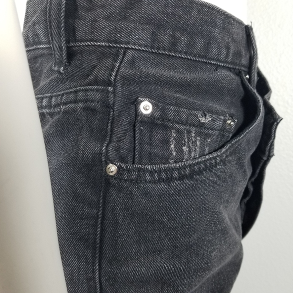 Hey Samy Stef Light Wash Asymmetrical Waistline Straight Leg Jeans NWT - Picture 9 of 11